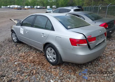2008 Hyundai Sonata Gls из США, поврежденный, VIN 5NPET46C38H302466